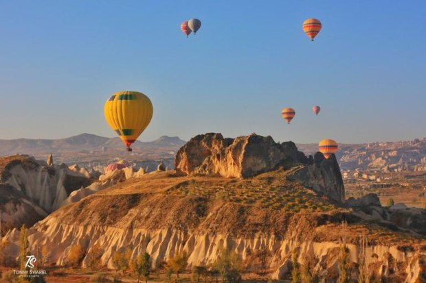 Pengalaman naik balon udara di Cappadocia Turki