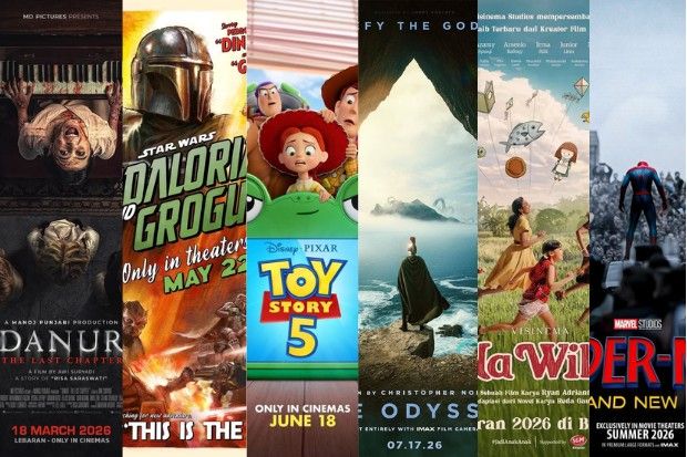 rekomendasi film terbaru 2026 seperti danur the last chapter the mandalorian and grogu toy story 5 the odyssey na willa dan spider man brand new day yang sedang viral