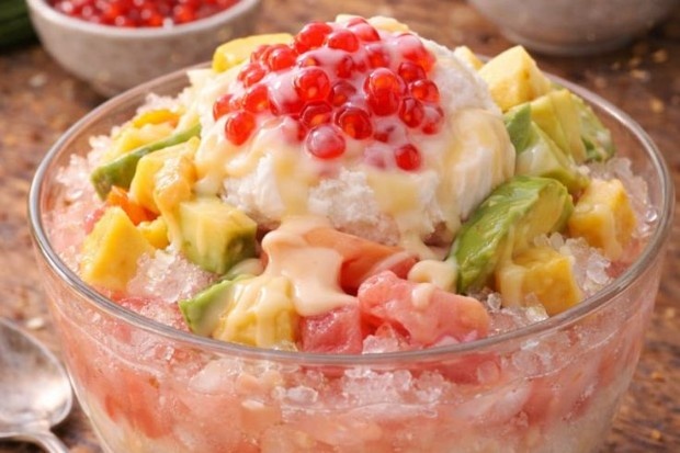 cita rasa es teler yang menyegarkan dengan perpaduan buah segar dan kuah manis