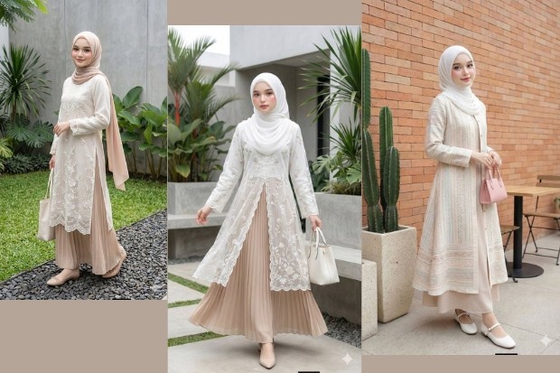trend baju lebaran 2026 wanita dengan model gamis elegan dan desain modern yang nyaman digunakan